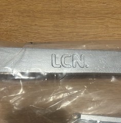 LCN Commercial Door Closer Track Arm Assembly with Roller & Channel NEW