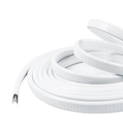 Edge Trim White U-Channel Rubber Trim Edge with Steel 1/2″ X 3/8″ – Fit Gap 3…