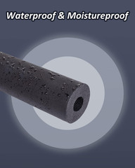 Pipe Insulation Foam Tube – 1″(25Mm) ID X1-13/32(43Mm) OD Foam Tubing for AC Uni