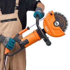 Electric Concrete Saw,9 in,1800 W Motor Circular Saw Cutter w/3.5 in Cutting Dep
