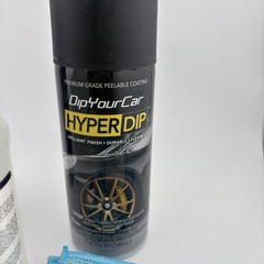 2x DYC HyperDip Aerosol Shadow Black (Satin) and PreDip Spray NEW DIPYOURCAR.COM