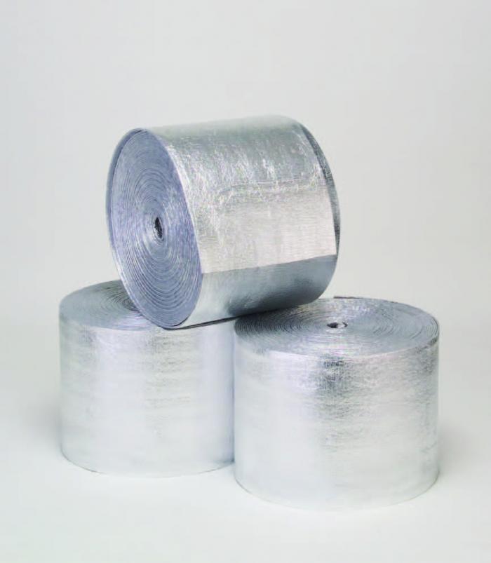 2 Pack 6×25 Reflective Pipe Wrap Sealer Insulation Kit Foam Core w/ 15ft Tape R7
