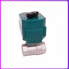 CR01 Miniature Stainless Steel Electric Ball Valve 5V Water Control Valve 12HV