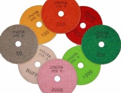 STADEA 4″ Diamond Polishing Pad For Wet Polisher Stone Polish Grinding: Grit 50