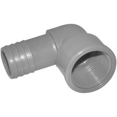 Boshart 1 In. x 1 In. FIP 90 Deg. Polypropylene Insert Elbow (1/4 Bend) Boshart