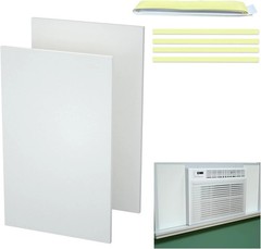 Window Air Conditioner,Side Insulated Foam Panel, Summer/Winter Heat and Draft I