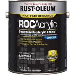 RUST-OLEUM 314410 Acrylic Enamel Coating,Safety Red,1 gal 454H20