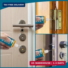 BTAS Door Lock Hinge Lubricant Oil Squeaky Fix Lube for Keyhole with Needle Oile