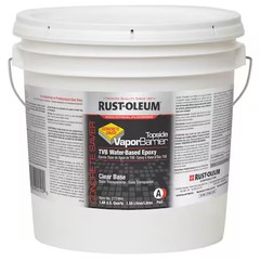 Rust-Oleum 277494 Base Vapor Barrier Primer, Clear, Flat, 59 Oz, 250 Sq Ft/Gal