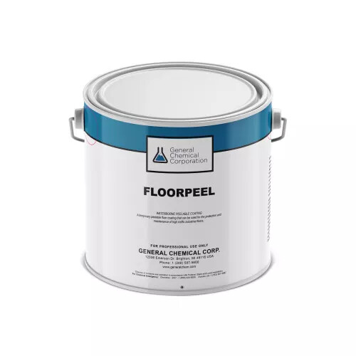 FLOORPEEL 4000 CLEAR – PROTECT HIGH TRAFFIC FLOORS FROM PAINT & MORE – 1 Gal.
