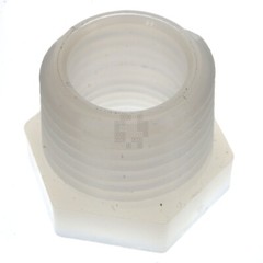 Anderson Metals 53610-0806 Nylon 3/8″ Female NPT x 1/2″ Male NPT Hex Bushing