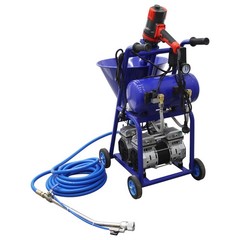 OPEN BOX! Polyurethane Foam Spraying Machine 50L Hopper 220V Putty Dust Sprayer