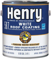 HE587046 587 Gallon White Roof Coating