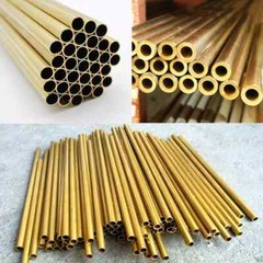 Brass Tube Piping Thin Length 300 500mm OD 8mm 8.5mm Hollow Straight Round Kit