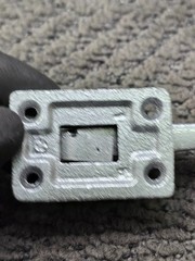 (QTY 2) Ives FS555 SP28: Kickdown Door Holder Stop Aluminum Finish FS.10066