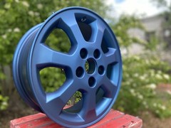 MATTE DENIM METALLIC DARK TEAL powder coating (FIT TRIBO), 1Lb/450g
