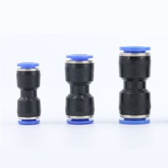 Equal Diameter Straight Nylon Pneumatic Push Fit Connector Speed Air Line Hose