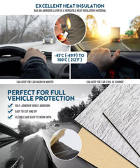 19sqft 12Pcs 20”x12” Durable Sound Deadener Heat Insulation Mat for car&Truck