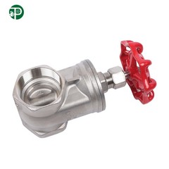 1 PC 2 Inch NPT Female Rotary Sluice Valve DN50 Stainless Steel Gate Valve