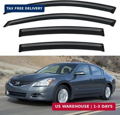 Window Visors Rain Guards Shield for 2007-2012 Nissan Altima, Out-Channel Window