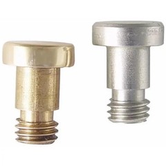 Emtek 2242US3NL Extended Button Tip – Unlacquered Brass Finish