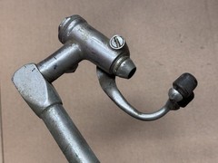 2 Vtg Glass Filler Faucet Push Back Water Station Bar Cafe Restaurant