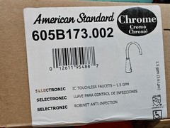 American Standard 605B173.002 Selectronic touchless faucet Chrome