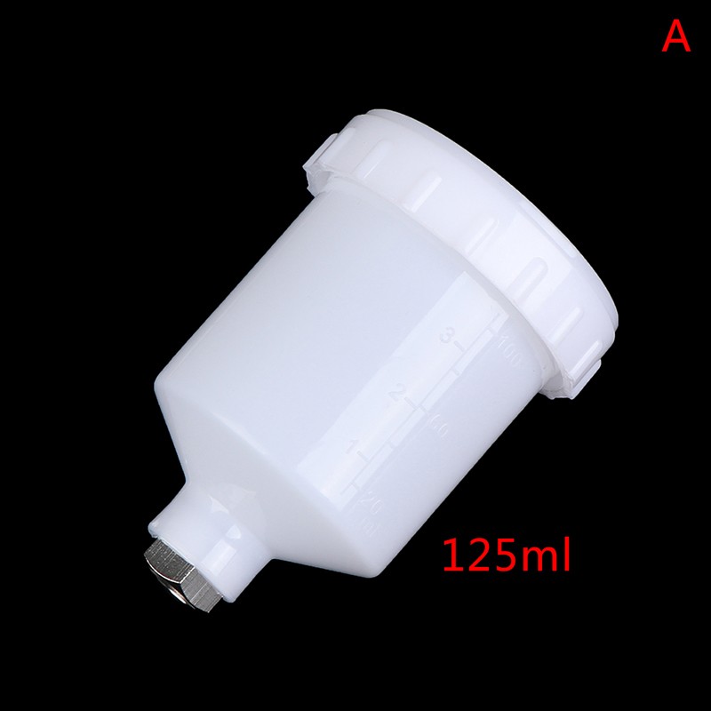 Plastic Spray Paint Cup Sprayer Cup Spray Gun Parts 125ml 250ml 600ml