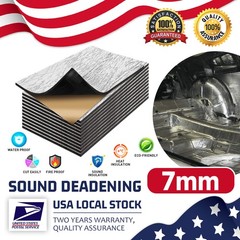 7mm Fireproof Sound Deadener Heat Insulation Mat For High temperature equipment