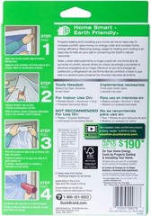 Indoor 10- Window Shrink Film Insulator Kit, 62-Inch x 420-Inch- Clear