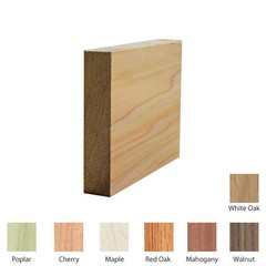 EWBB52 Square edge 3-1/2″ Baseboard Moulding, 3/4″ x 3-1/2″ Unfinished Solid Har