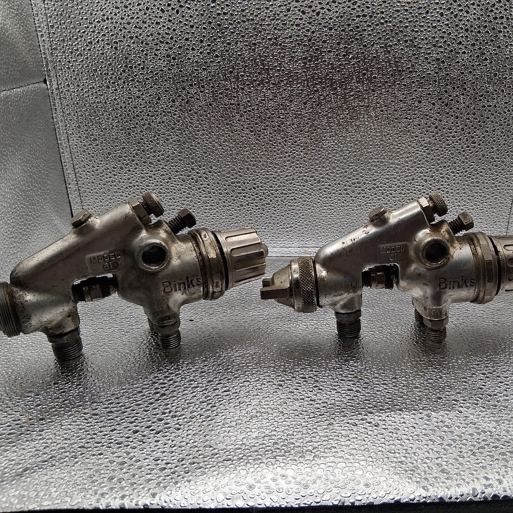 2x BINKS MODEL 61 AUTO PAINT SPRAYERS – USED UNTESTED