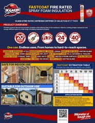 Kraken Bond FastCoat Spray Foam 16 Boxes (192 Cans) Class A Fire Rated No Gun