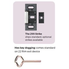 Rim Exit Device, Exit Only, 36″, Dark Bronze Anodized Aluminum