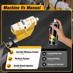 Paint Shaker for Spray Cans, Fits 2″ to 4″ Diameter Cans, Reciprocating Saw Acce
