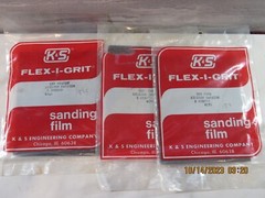 3 NIP K&S Flexi-Grit Sanding Film 2 x Fine, 1 x Coarse