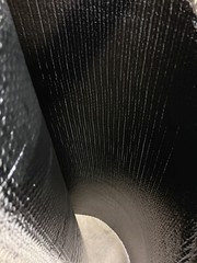 REFLECTIVE BLACK / SILVER FOIL Double BUBBLE Foil Insulation Roll 4X100 400SF R8