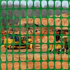 Ashman Plastic Mesh Fence, Construction Barrier Netting, Green, 100 FT, Green