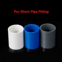 PVC Direct Pipe Fitting Straight Joint Water Pipe Socket Coupling ID 16~200mm