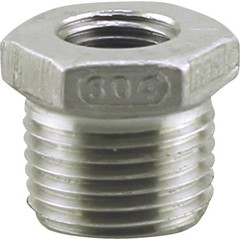 PLUMB-EEZE 1/2 In. MIP x 1/4 In. FIP Stainless Steel Bushing U2-SSB-0502