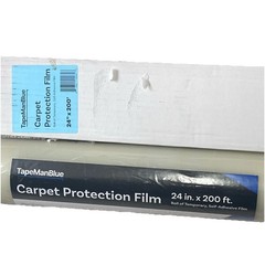 Carpet Protection Film 24″ x 200′ roll. Made in The USA Easy Unwind Clean New
