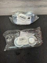Lot of 2 — 4PE58 Wheel Bracket, 2 1/8 in W, 4 5/8 in L 4PE58 New
