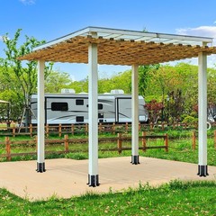 Adjustable Deck Post Anchor Base Brackets 4×4 2×4 2×2 1.5×1.5 Post Base Brackets
