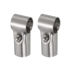 T Pipe Clamp Connector 2pcs Chain Link Fence Clamp, Fit OD 1 Inch(25mm)