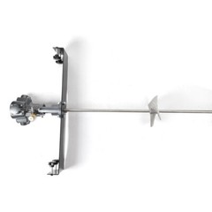 50 Gallon Pneumatic Bracket Mixer Tank Barrel Air Mix Stainless Steel Paint1/2HP