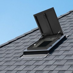 Roof Hatch, Roof Security Door, Roof Access Hatch Black Aluminum Alloy