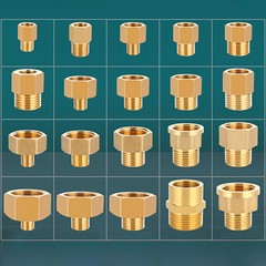 1/8″ 1/4″ 3/8″ 1/2″ 3/4″ -2″ Female To Male BSP Connector Brass Reducing Adaptor