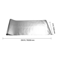Uimoso Double Reflective Insulation Roll Perforated Radiant Barrier 48in x 250ft