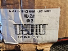 (QTY 25)Simpson Strong-Tie MIU4.75/11 MIU G90 Galvanized Face-Mount Joist Hanger