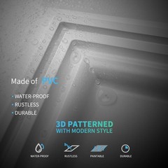 Art3d 12-Pack 24″x48″ PVC Drop Ceiling Tiles&3D Wall Panels Cover 96 sq.ft